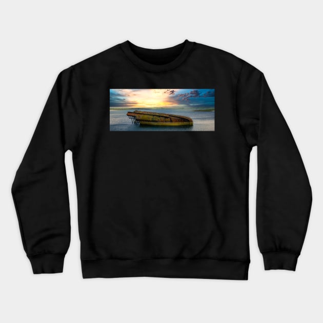 World War II Ship Orkney, Scotland Crewneck Sweatshirt by stuartchard